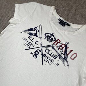 Vintage Ralph Lauren Sport T-Shirt Womens Size Medium Graphic Print